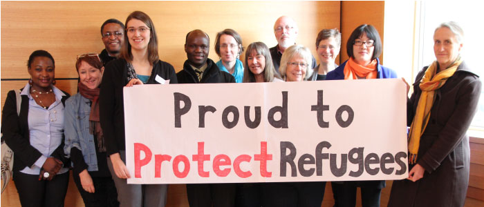 Why are you proud to protect refugees?