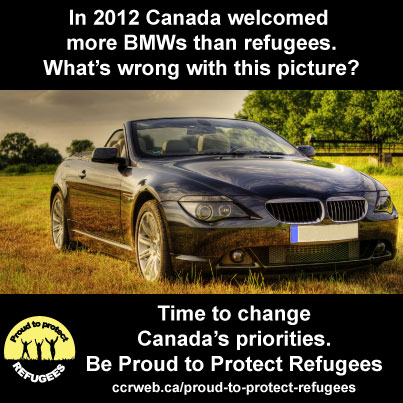 In 2012 Canada welcomed more BMWs than refugees