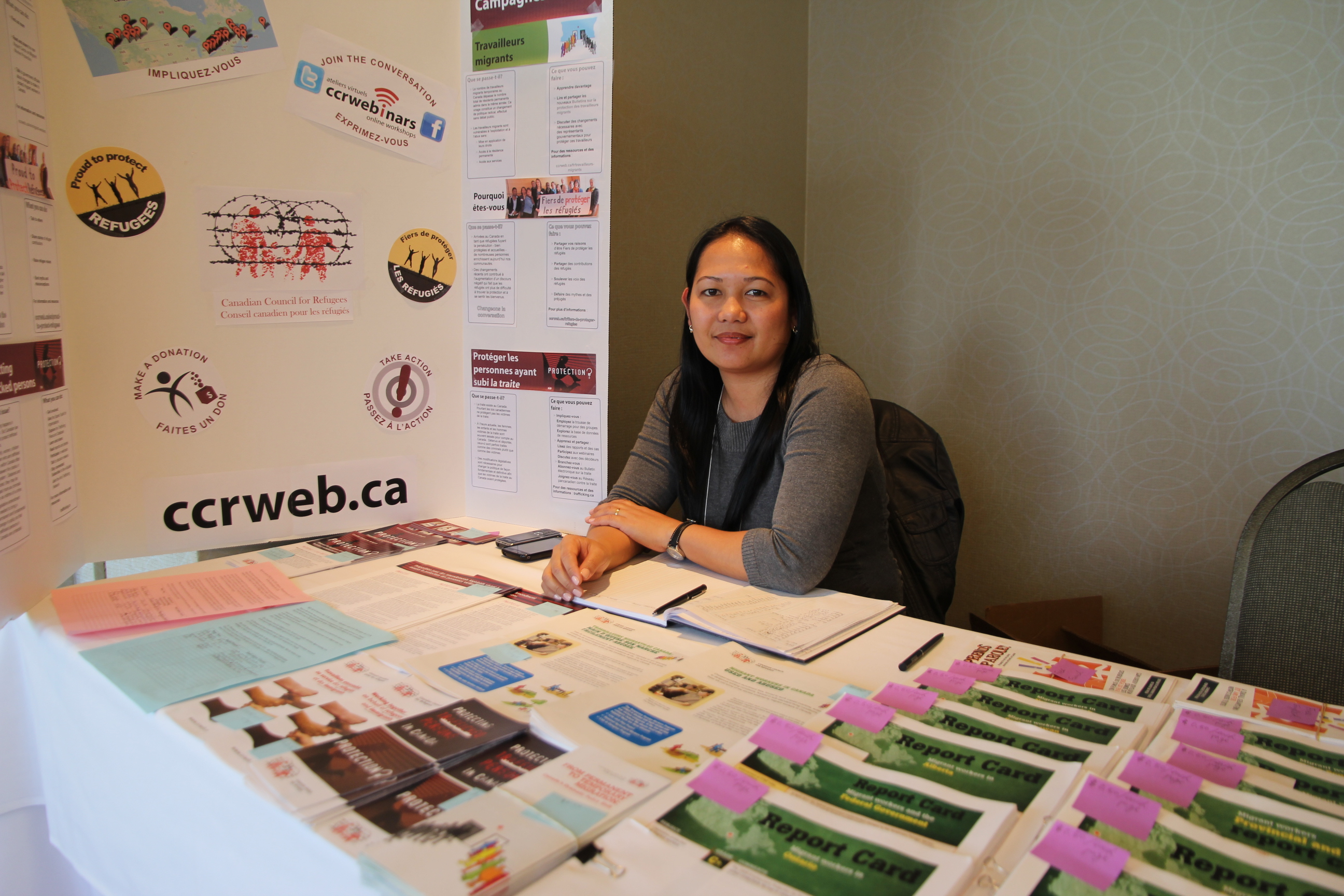 Display table at CCR Consultation