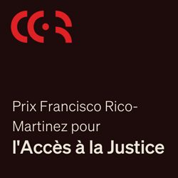 Prix Francisco Rico-Martinez pour l'Accès à la justice