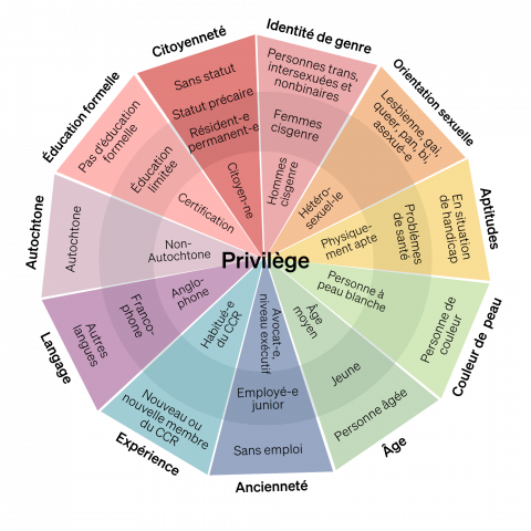 roue du pouvoir couleurs